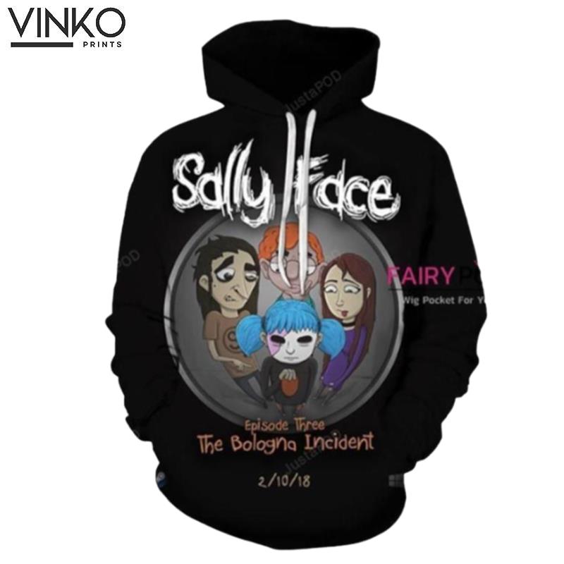 Sally Face Sal Fisher Larry Johonson Ashley Campbell Todd Morrison Hoodie