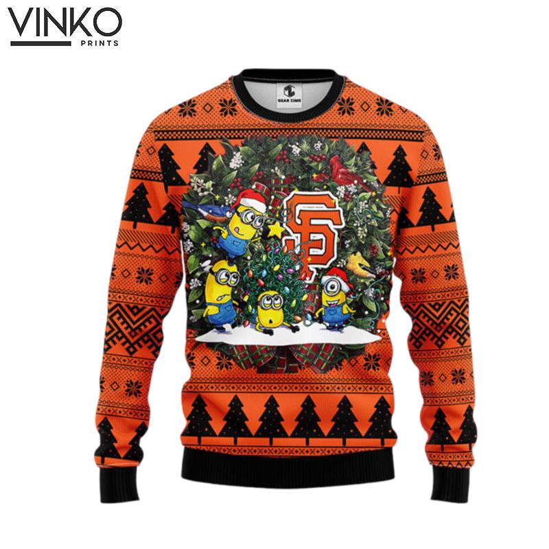 San Francisco Giants Minion Ugly Christmas Sweater