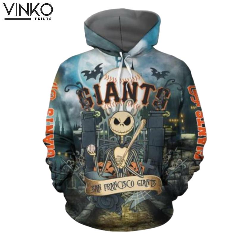 San Francisco Giants With Jack Skellington San Francisco Giants 20112 Hoodie