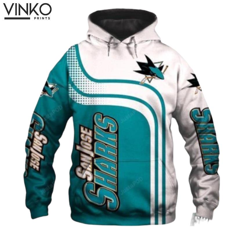 San Jose Sharks And Pered Custom San Jose Sharks Graphic Hoodie