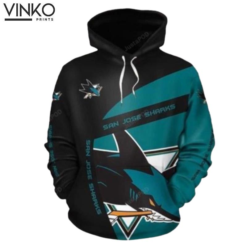 San Jose Sharks Ice Hockey Team Hoodie