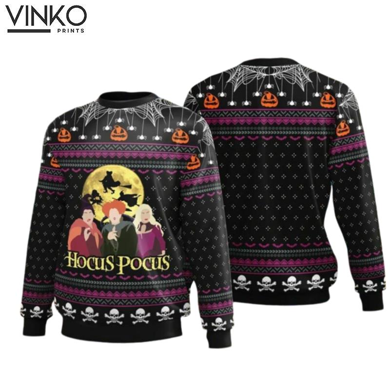 Sanderson Sisters Ugly Christmas Sweater