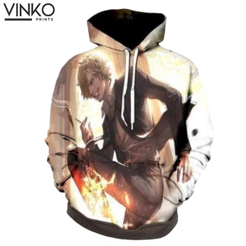 Sanji Diable Jambe Attack Hoodie