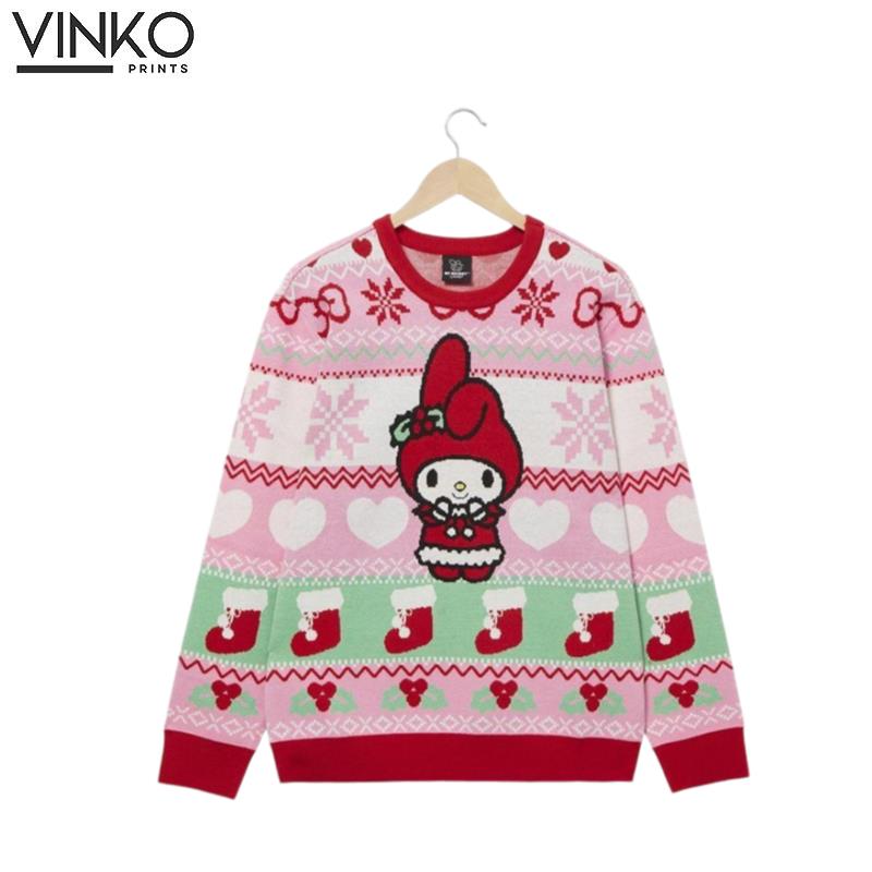 Sanrio My Melody Holiday Icons Ugly Christmas Sweater