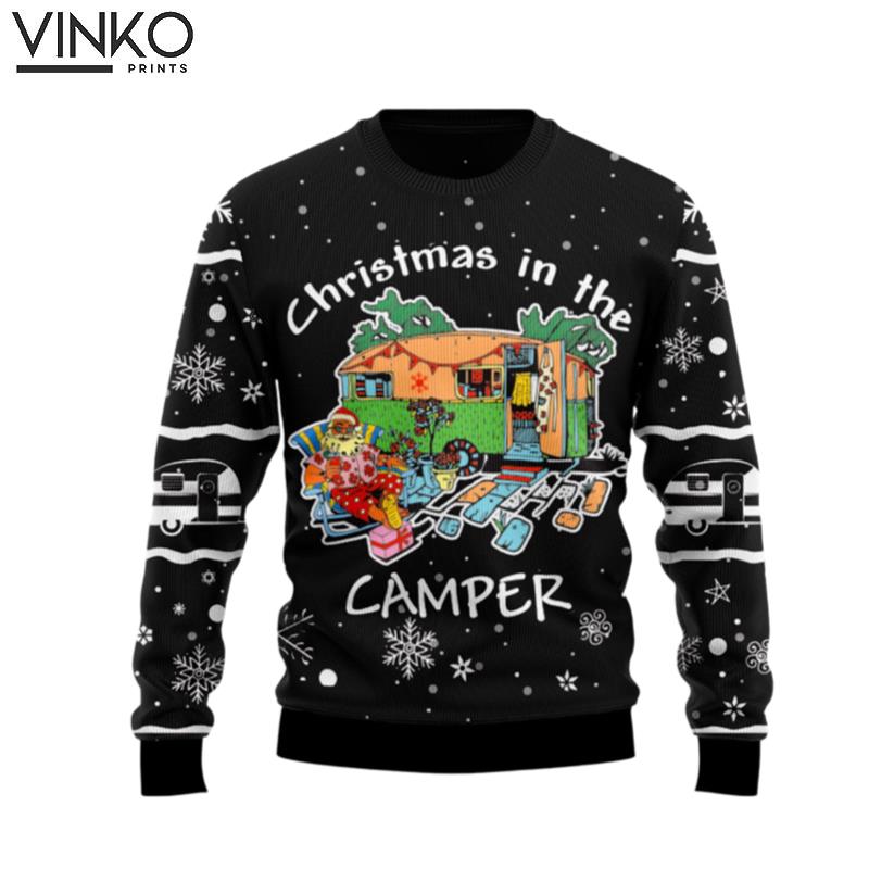 Santa Camping TY299 Ugly Christmas Sweater