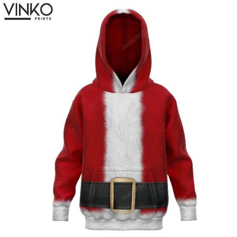 Santa Claus Christmas Kids Hoodie