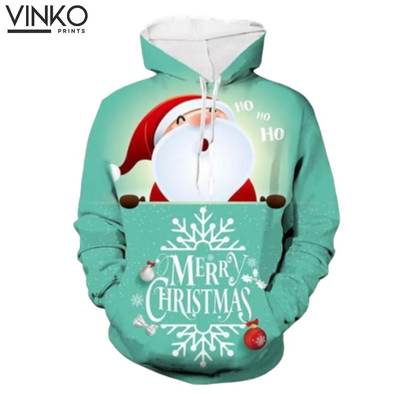 Santa Claus Merry Christmas Hoodie