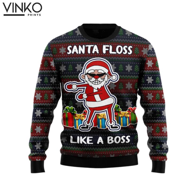 Santa Floss TY2310 Ugly Christmas Sweater