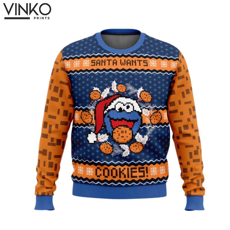 Santa wants cookies Ugly Christmas Sweater