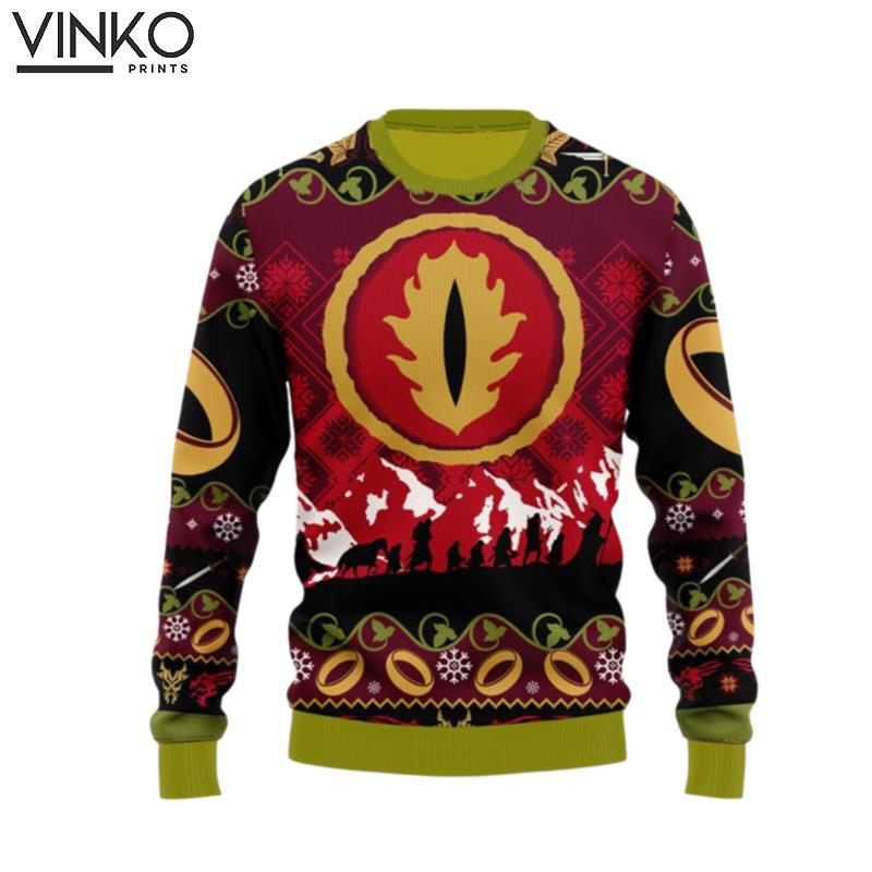 Sauron The Lord Of The Rings Ugly Christmas Sweater