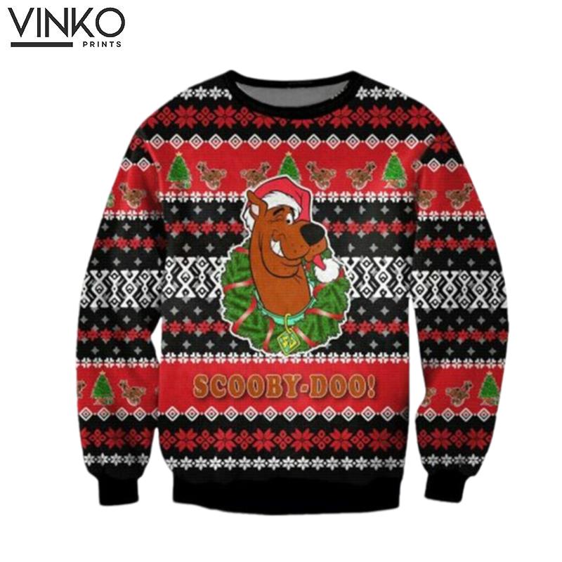 Scooby Doo Christmas 3D Ugly Christmas Sweater