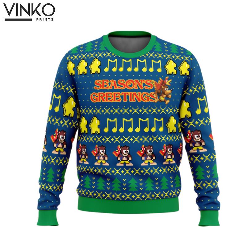 Season's Greetings BanjoKazooie Ugly Christmas Sweater