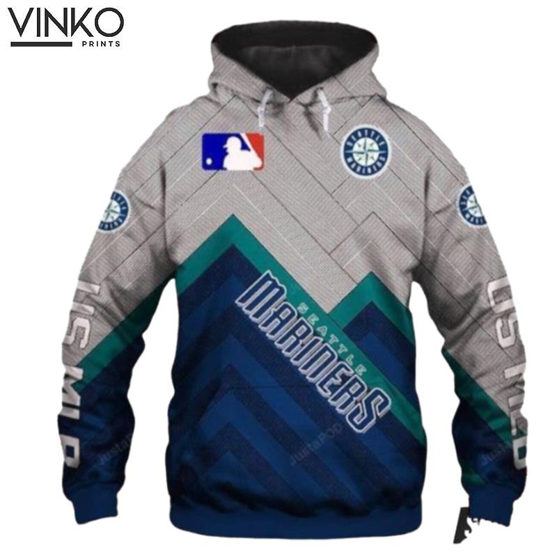 Seattle Mariners And Pered Custom Seattle Mariners Graphic Hoodie