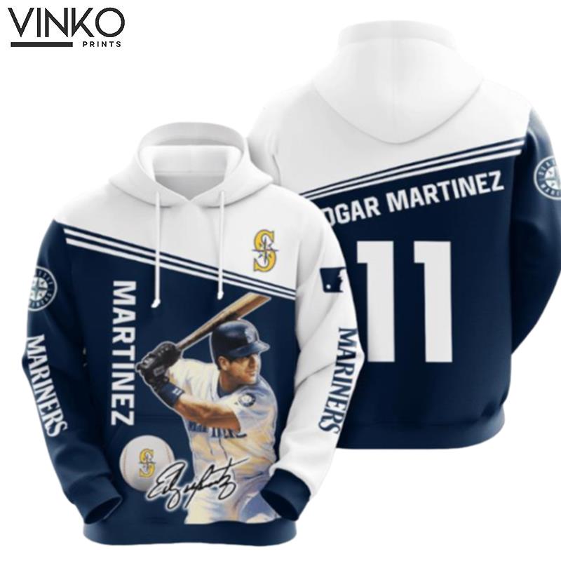 Seattle Mariners Edgar Martinez 11 Hoodie