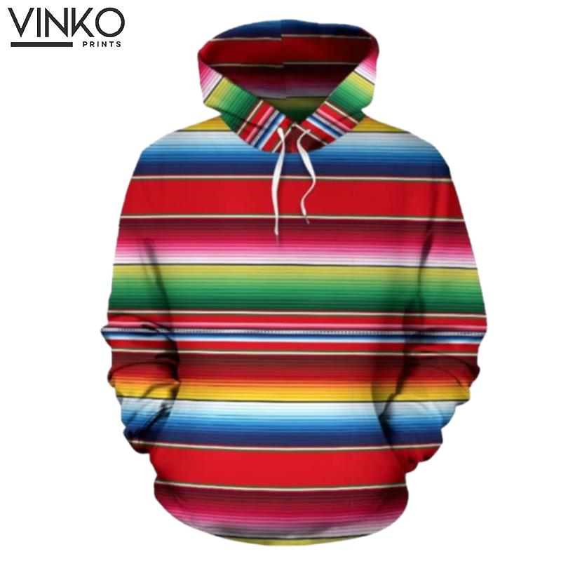 Serape Pattern Hoodie