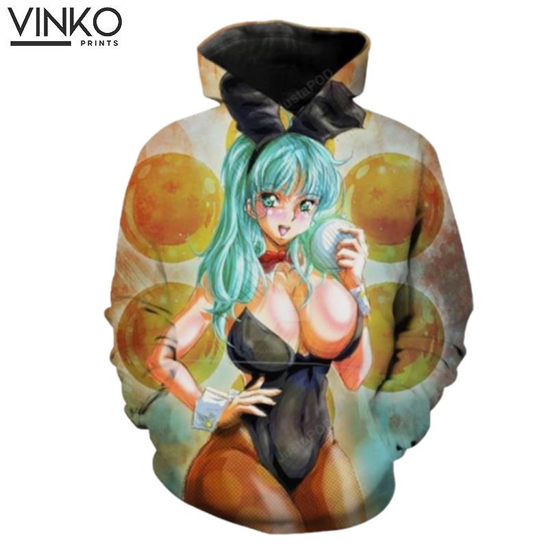 Sexy Bunny Bulma Bunny Bulma Dragon Ball Hoodie