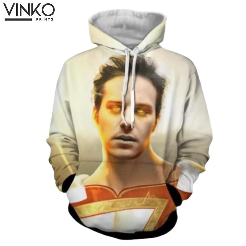 Shazam Face Hoodie