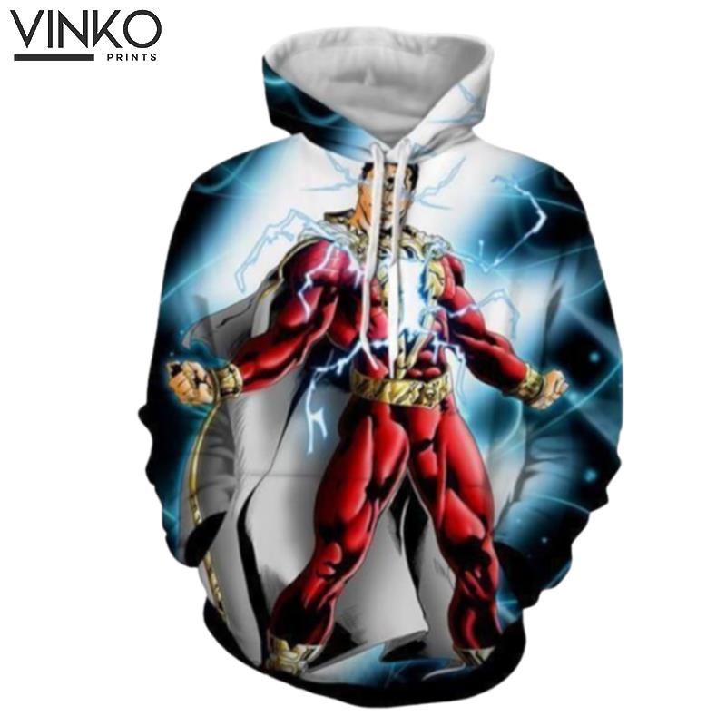 Shazam In Action Hoodie