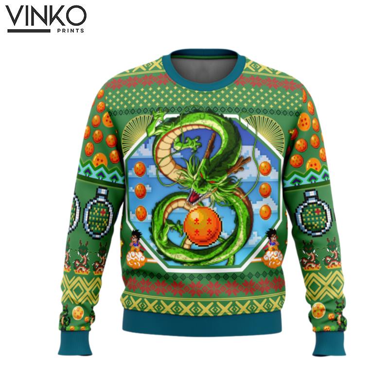 Shenron Dragon Ball Ugly Christmas Sweater