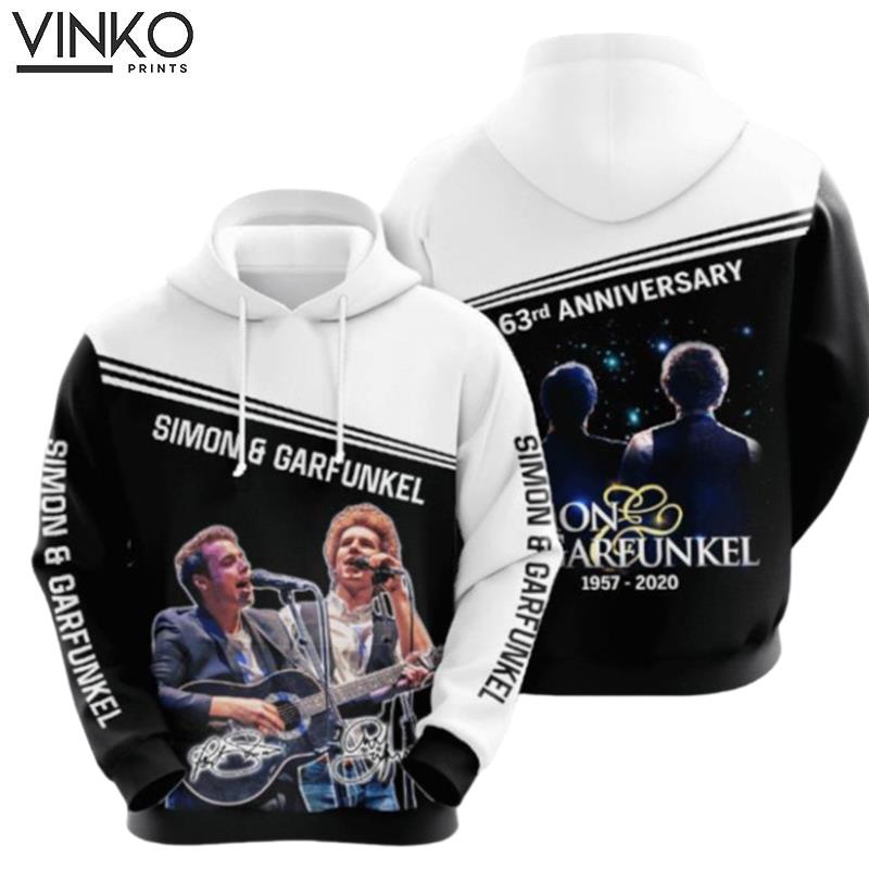 Simon And Garfunkel 63Rd Anniversary Hoodie