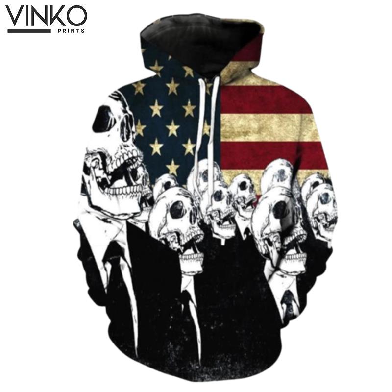 Skeleton Of America Hoodie