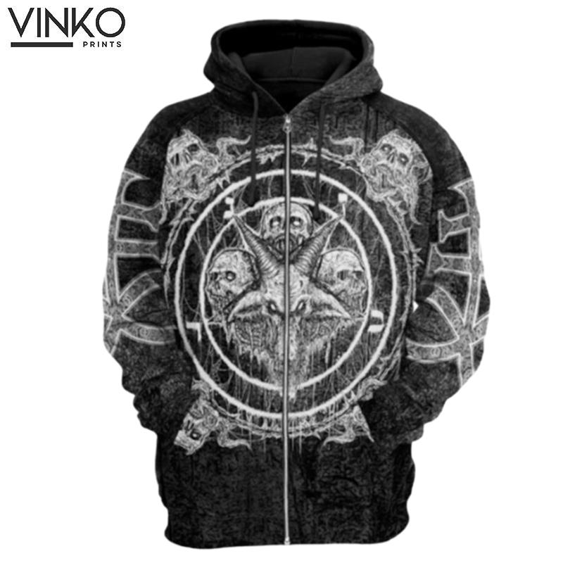 Skull Baphomet Hoodie