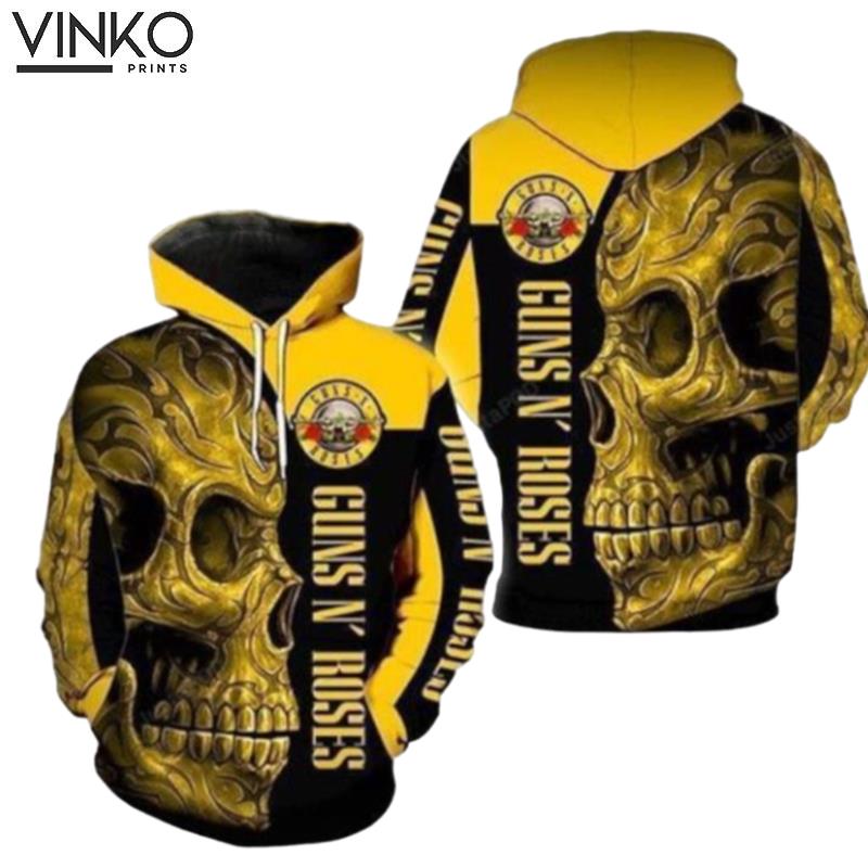 Skull Guns N Roses Hoodie