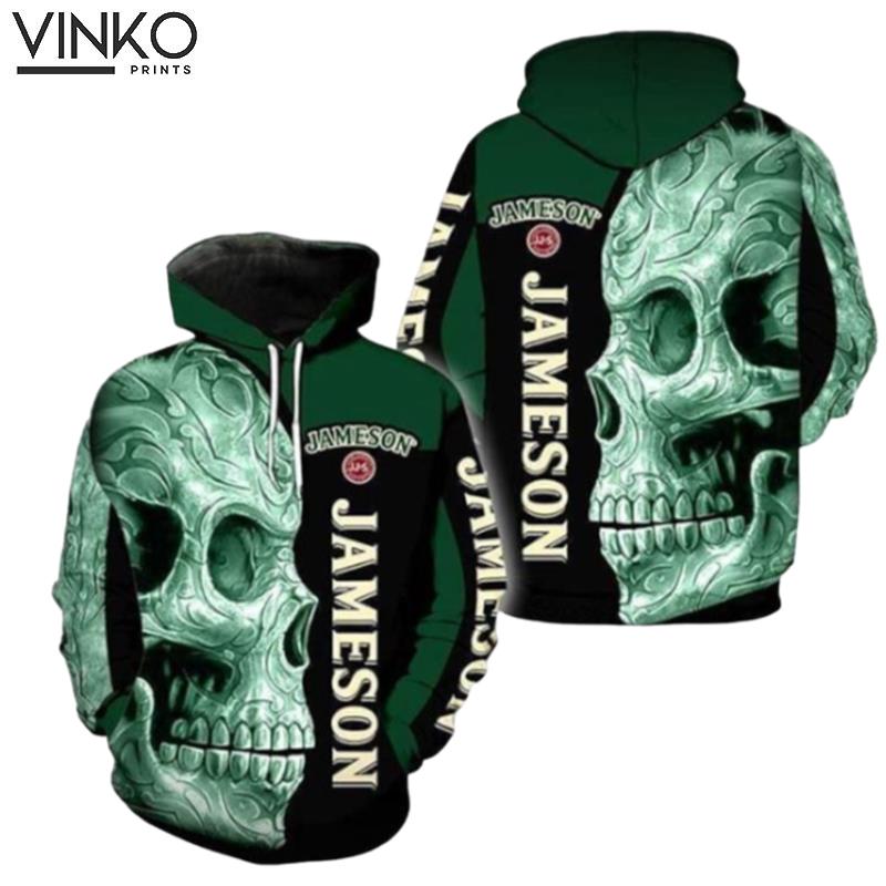 Skull Jameson Irish Whiskey Hoodie