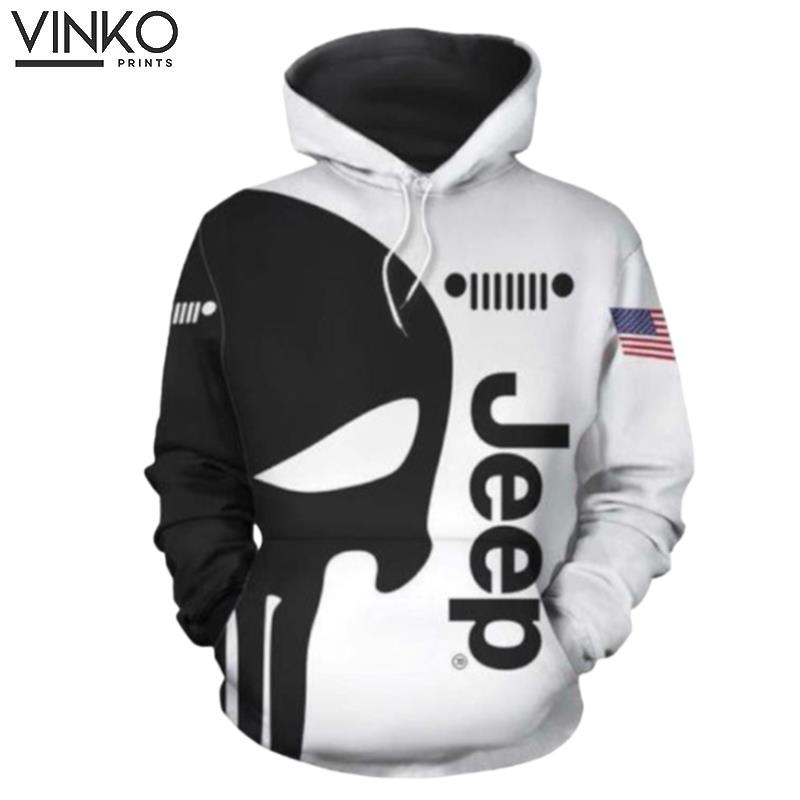 Skull Jeep Hoodie