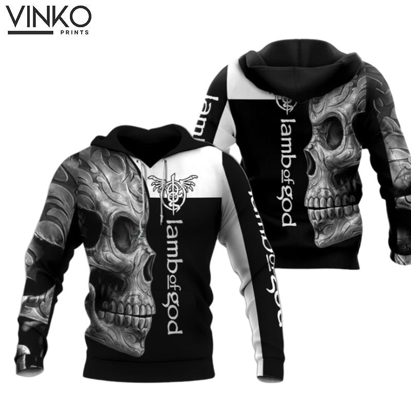 Skull Lamb Of God Rock Band Skull Lamb Of God Rock Band Skull Lamb Of God Rock Band Hoodie