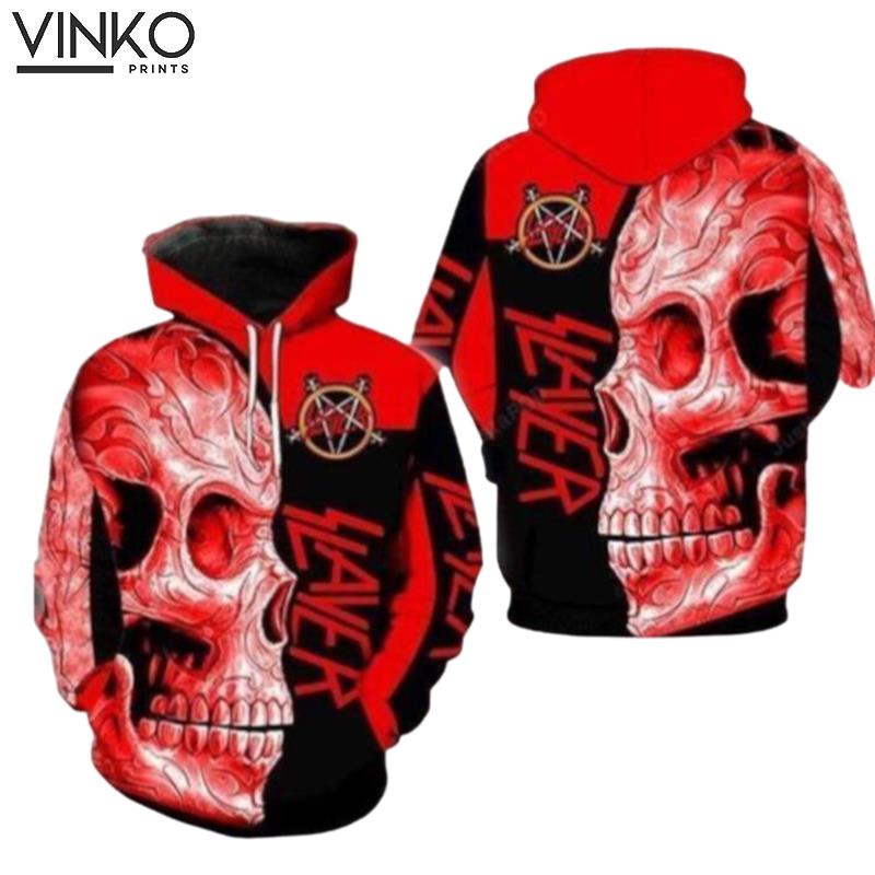 Skull Slayer And Pered Custom Skull Slayer Graphic Hoodie