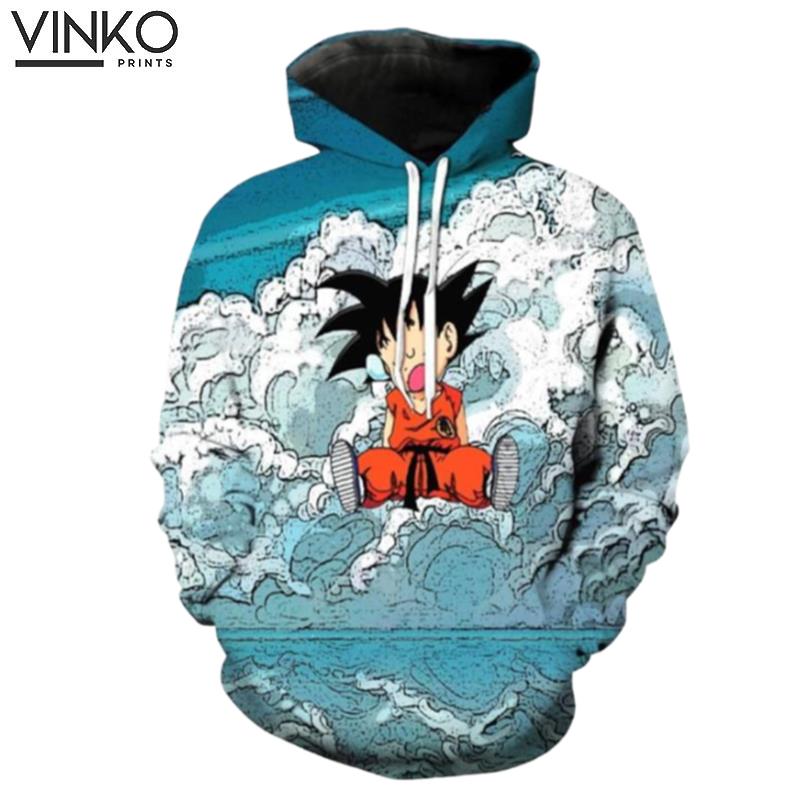 Sleeping Kid Goku Dragon Ball Z Hoodie