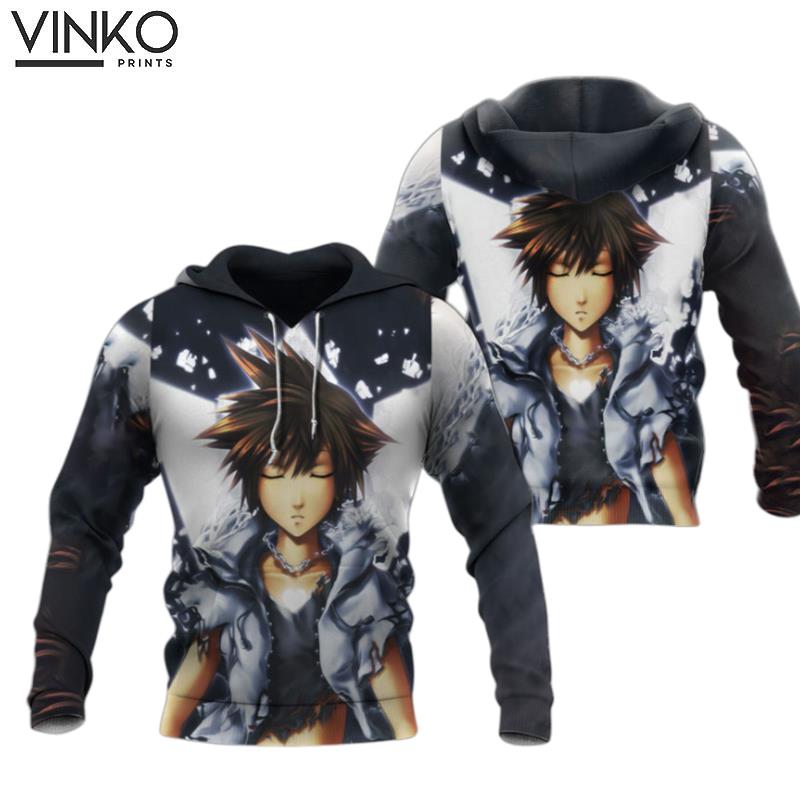 Sleeping Sora Kingdom Hearts Hoodie