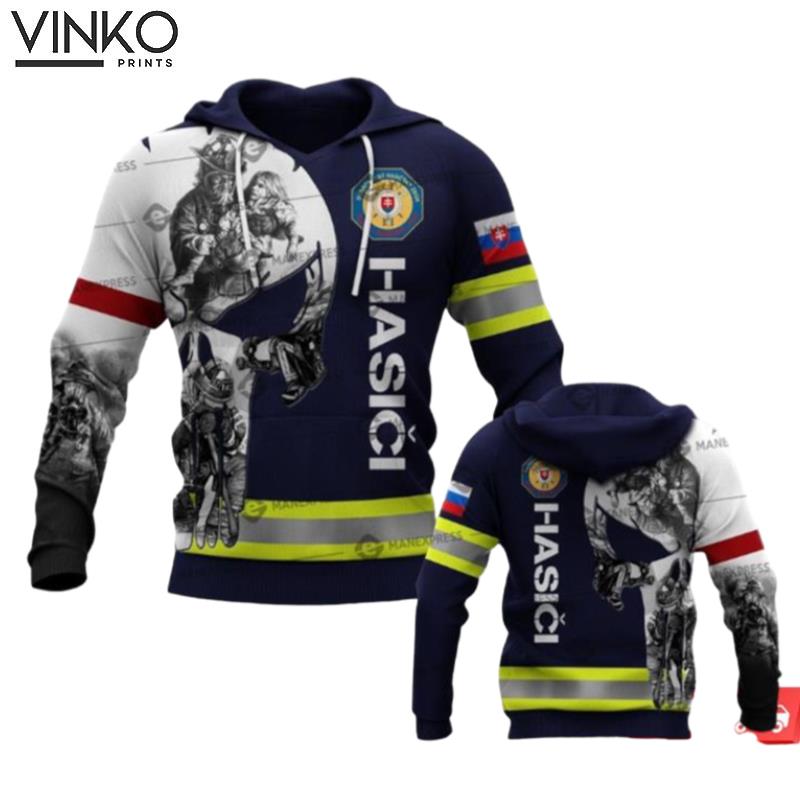 Slovak Firefighter Blue Hoodie