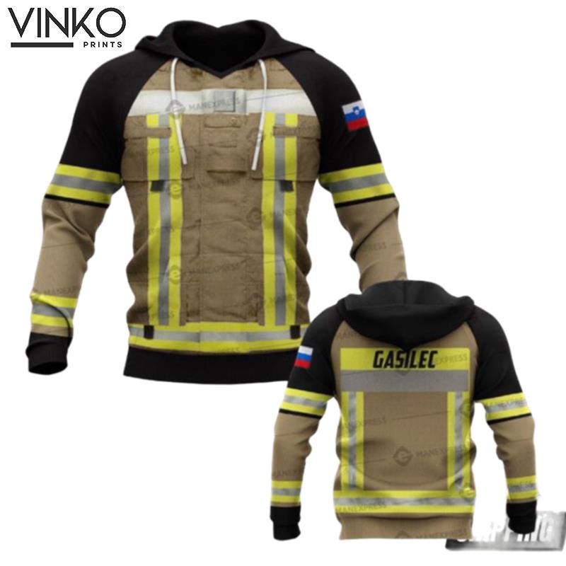 Slovenian Firefighter Blue Hoodie