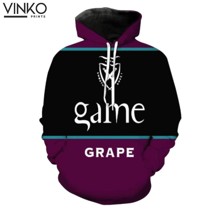 Slow Smooth Sweet Game Grape Hoodie