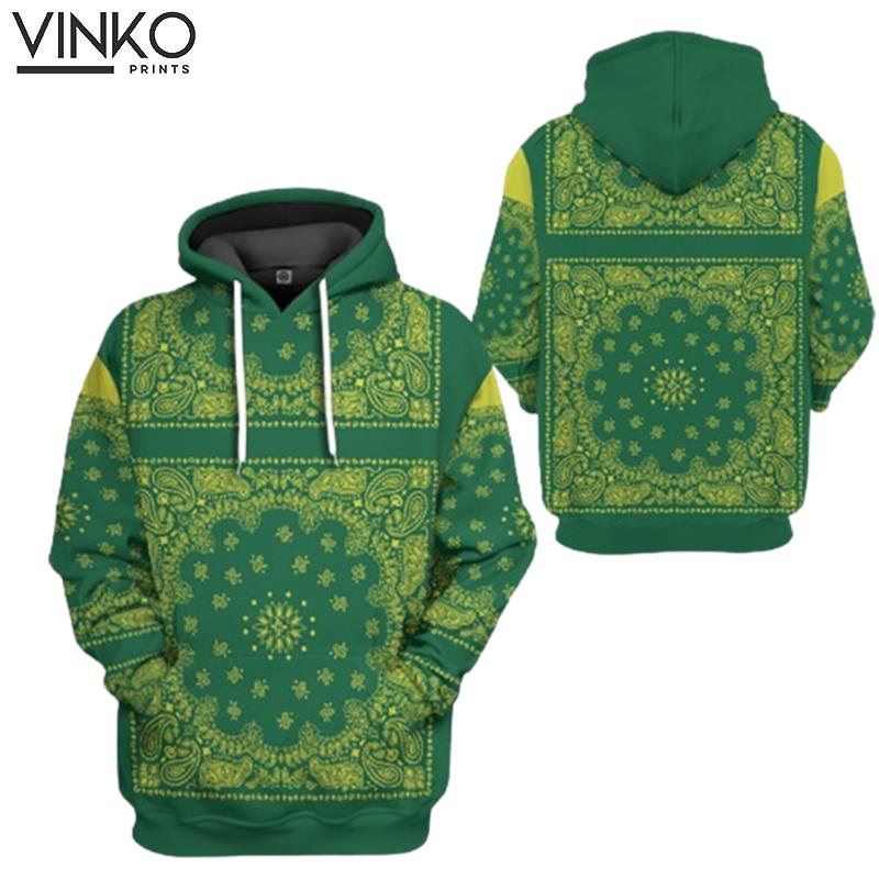 Snoop Green Bandana Hoodie