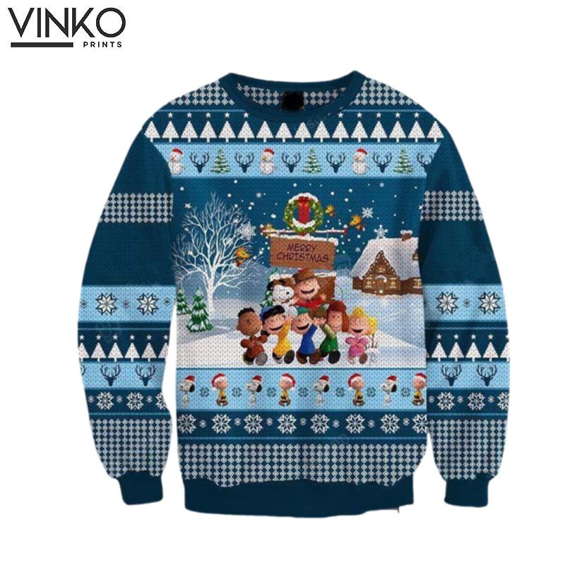 Snoopy Merry Ugly Christmas Sweater