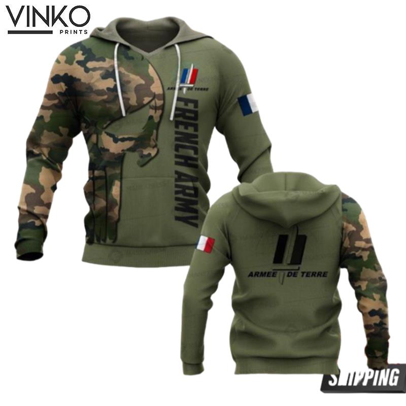 Soldier France Camo Hoodie