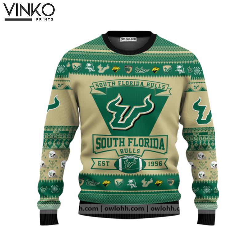 South Florida Bulls Ugly Christmas Sweater