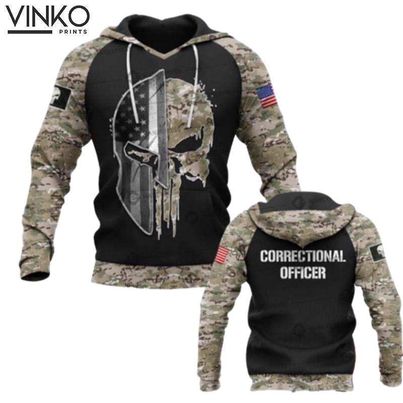 Spartan Correctional Officer Camo Hoodie