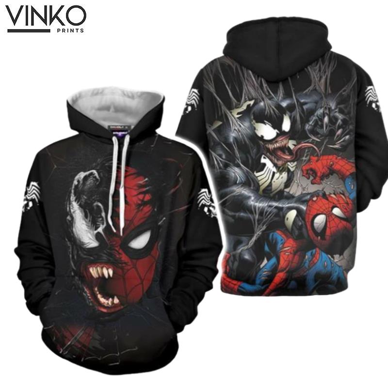 Spider Man And Venom 3786 Hoodie