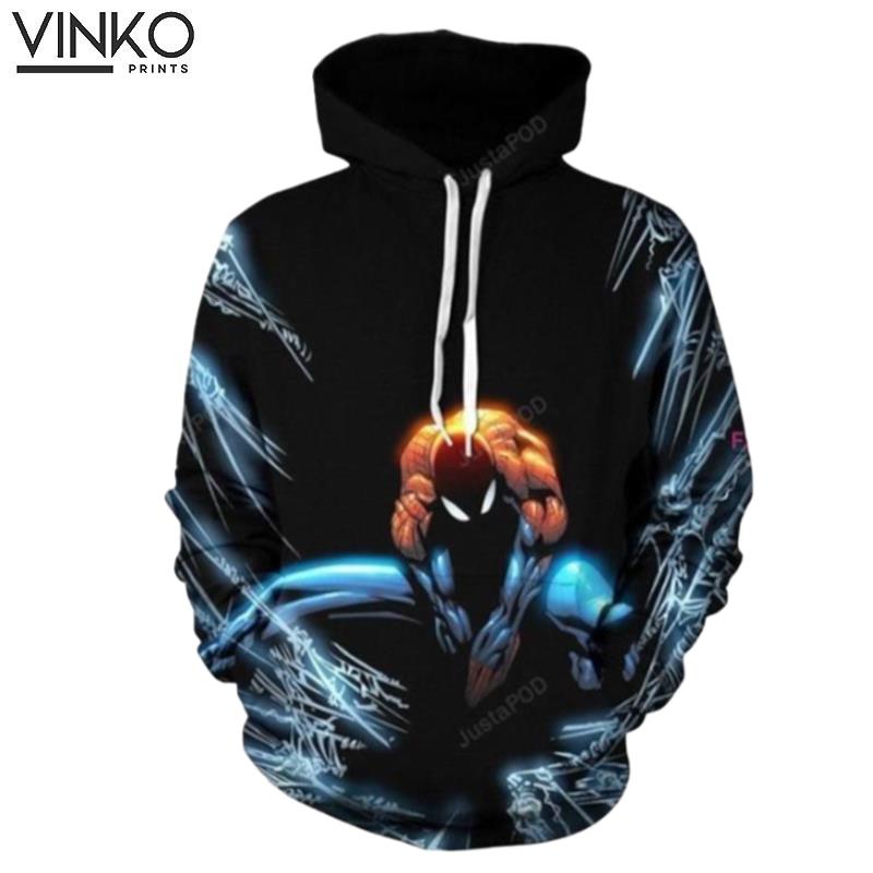 Spider Man Into The Spider Verse Miles Morales Hoodie