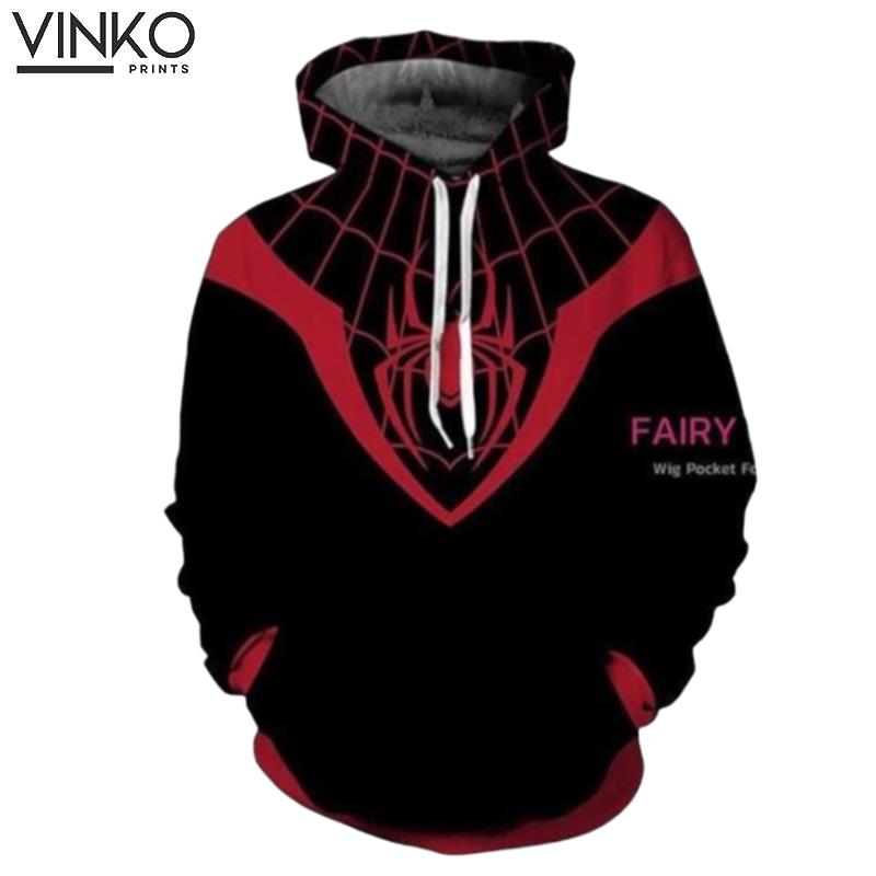 Spider Man Peter Benjamin Parker Black Hoodie