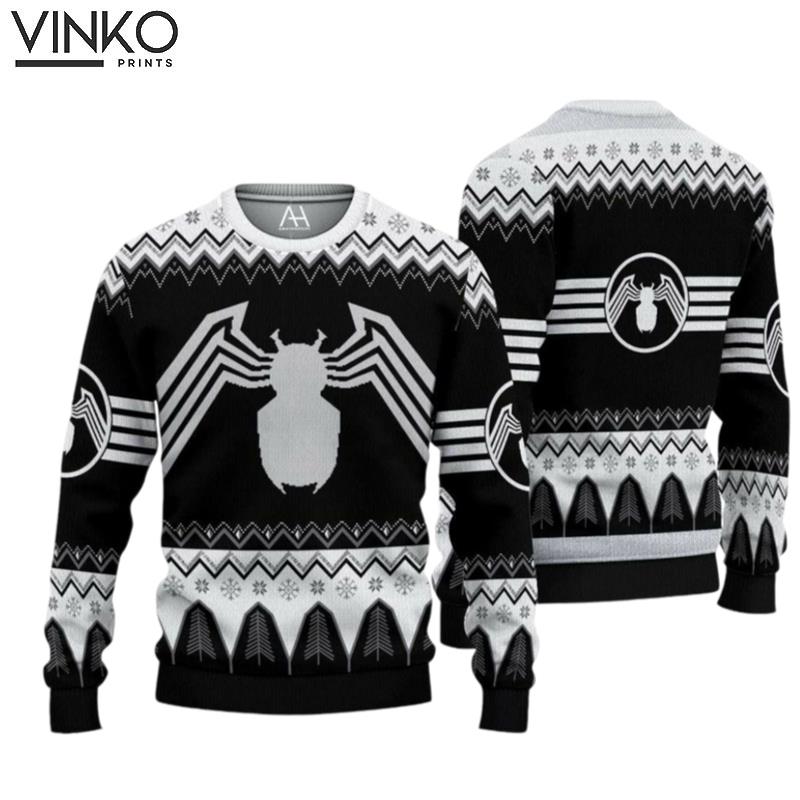 SpiderMan Venom Ugly Christmas Sweater