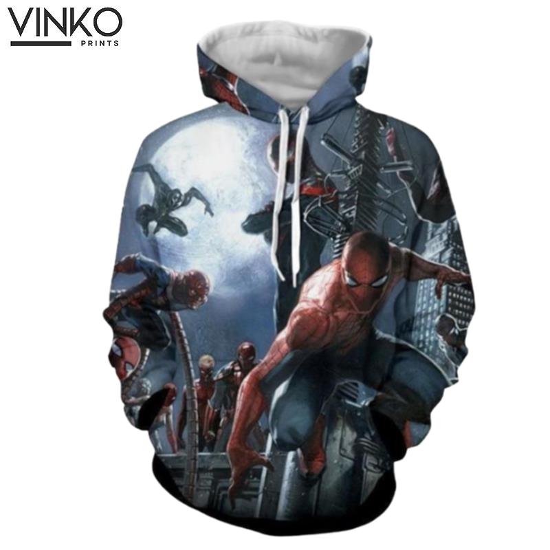 Spiderman Fighting Hoodie