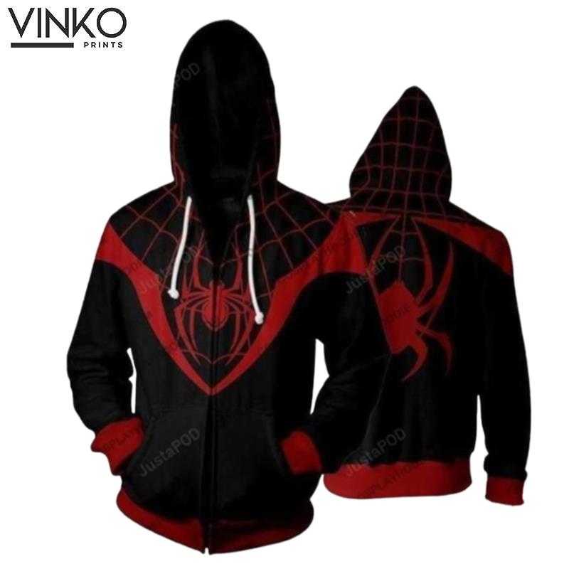 Spiderman Ultimate Spider Man Miles Morales Hoodie