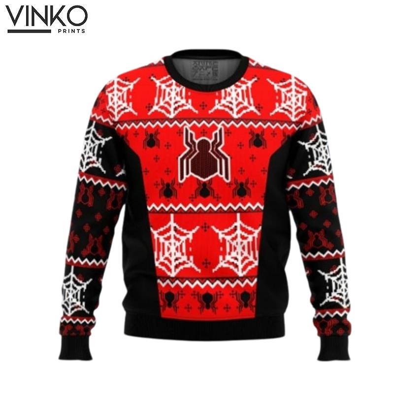 Spiderman Uniform Spiderman Uniform Ugly Christmas Sweater