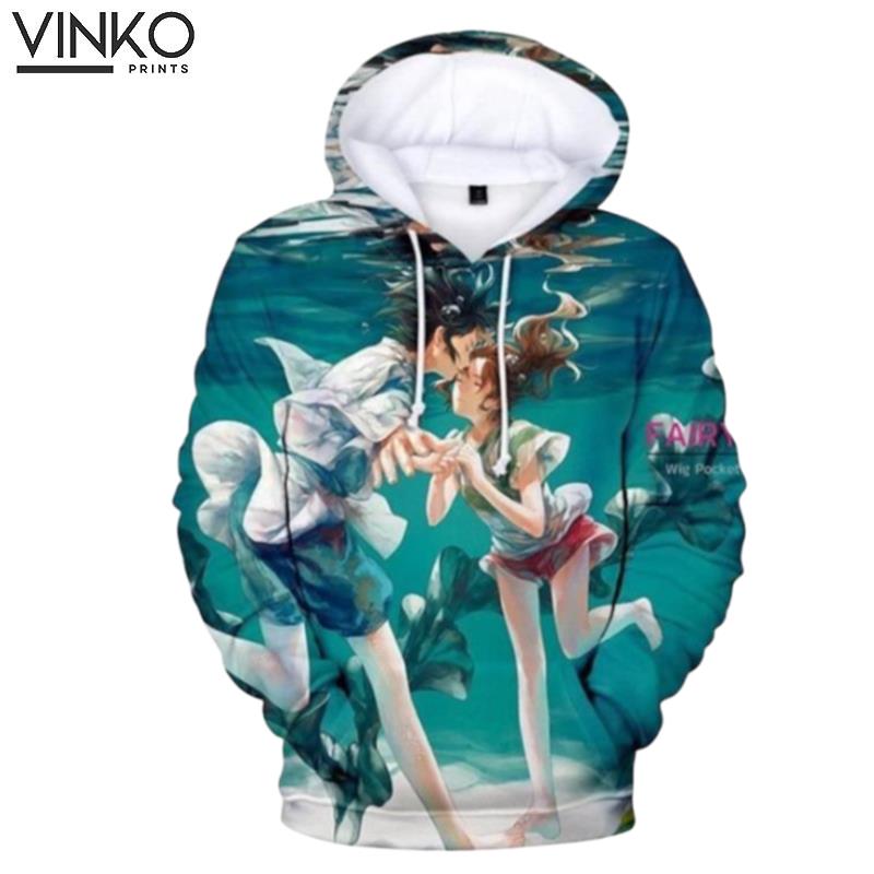 Spirited Away Ogino Chihiro Haku Hoodie