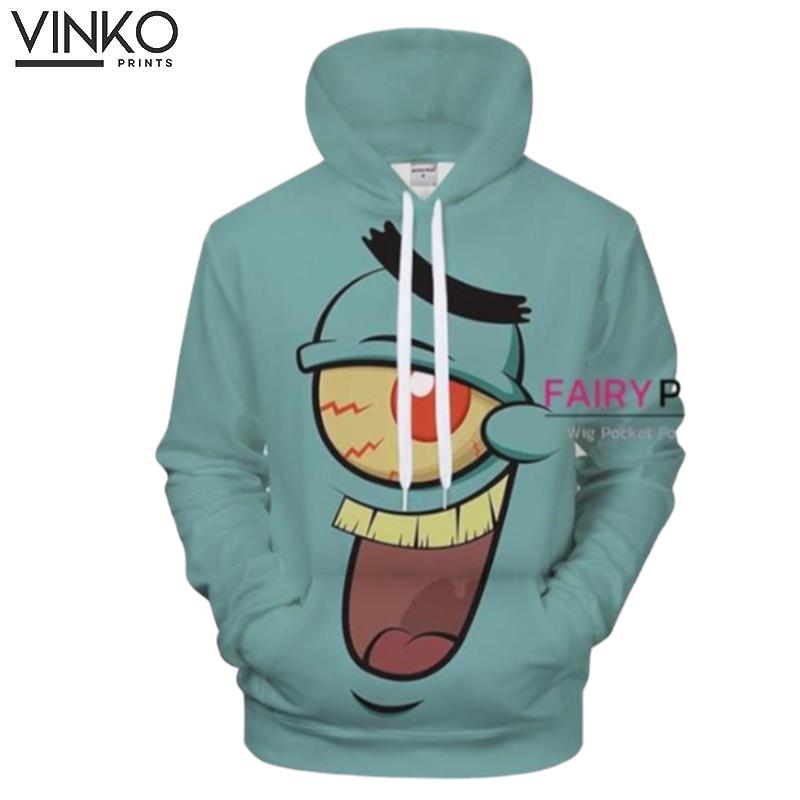 Spongebob Squarepants Plankton Sheldon Hoodie